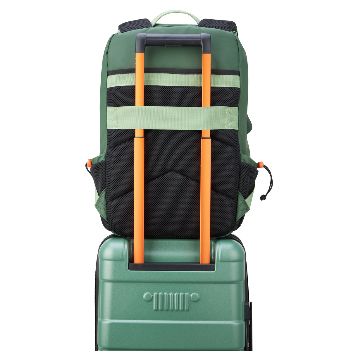 JS010B Backpack, Green - Delsey Paris
