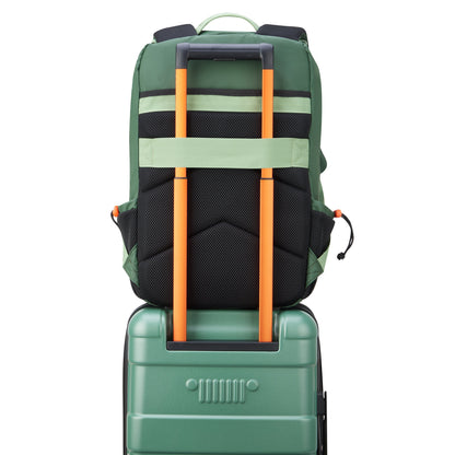JS010B Backpack, Green - Delsey Paris
