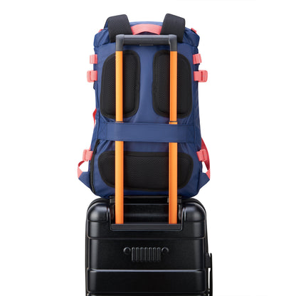 JS013C 17-Inch Laptop Backpack, Navy - Delsey Paris