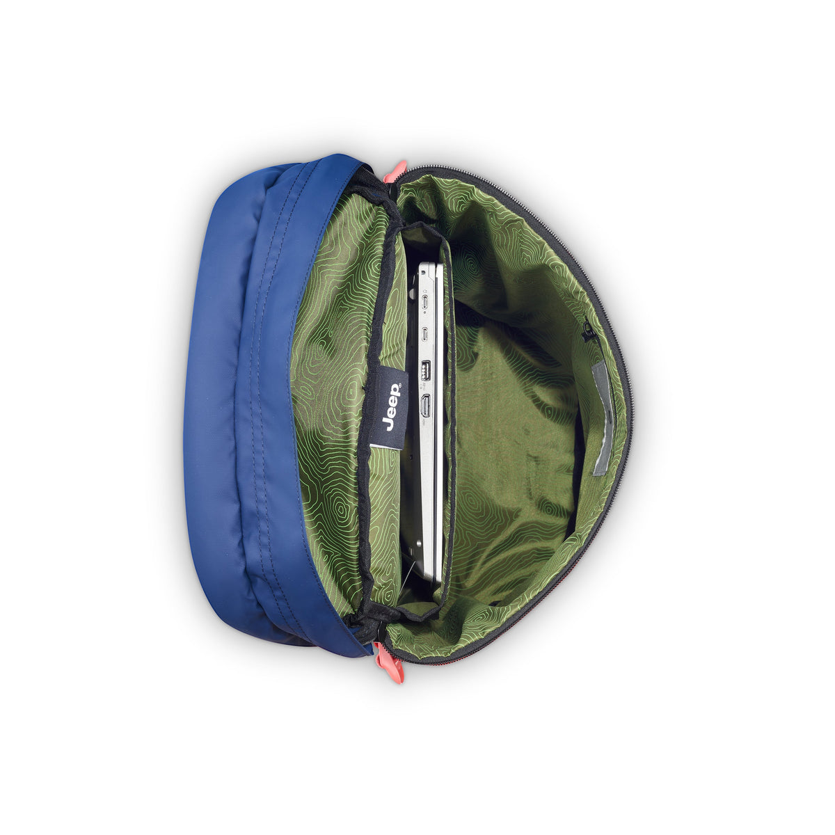 JS013C 17-Inch Laptop Backpack, Navy - Delsey Paris