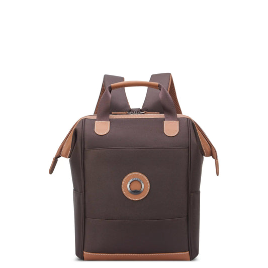 CHATELET AIR 2.0 14-Inch Laptop Backpack, Brown - Delsey Paris