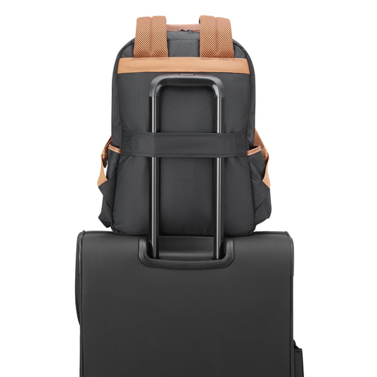 FLANERIE SE 14-Inch Laptop Backpack, Black - Delsey Paris