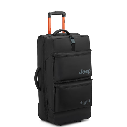 JS006B 29-Inch 2-Wheeled Duffel Bag, Black - Delsey Paris