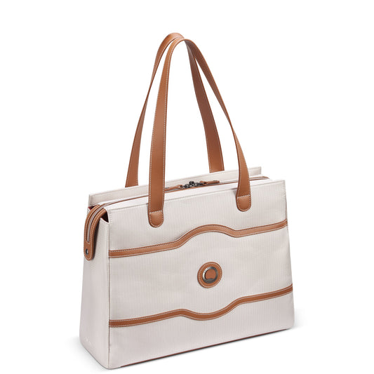 CHATELET AIR 2.0 Laptop Shoulder Bag, Angora - Delsey Paris