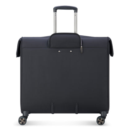 HELIUM DLX 4-Wheeled Garment Bag, Black - Delsey Paris