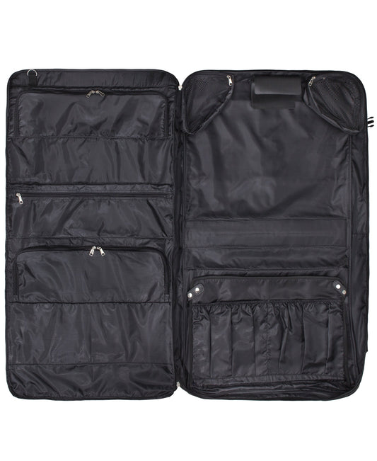 HELIUM DLX 45-Inch Deluxe Garment Bag, Black - Delsey Paris