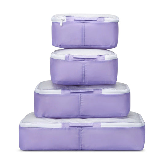 NO DRAMA Packing Cube Set, Lavender - Delsey Paris