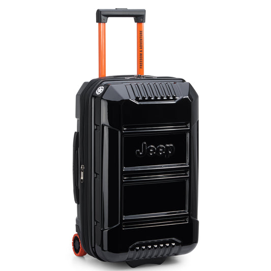 JH003B 23-Inch 2-Wheeled Expandable Carry-On Suitcase, Black - Delsey Paris