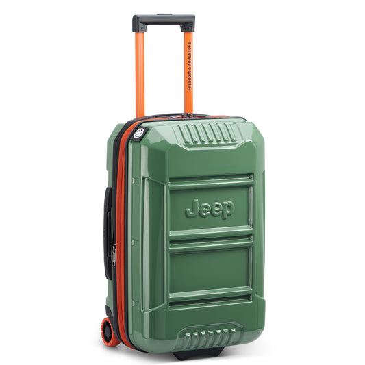 JH003B 23-Inch 2-Wheeled Expandable Carry-On Suitcase, Elm green - Delsey Paris