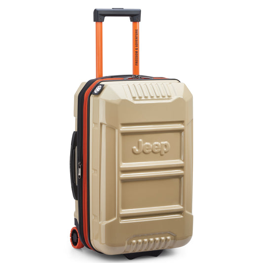 JH003B 23-Inch 2-Wheeled Expandable Carry-On Suitcase, Warm sand - Delsey Paris