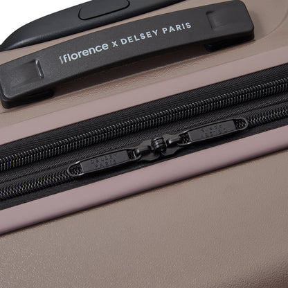 CATCH FLIGHTS 23-Inch Carry-On Suitcase, Chestnut - Delsey Paris