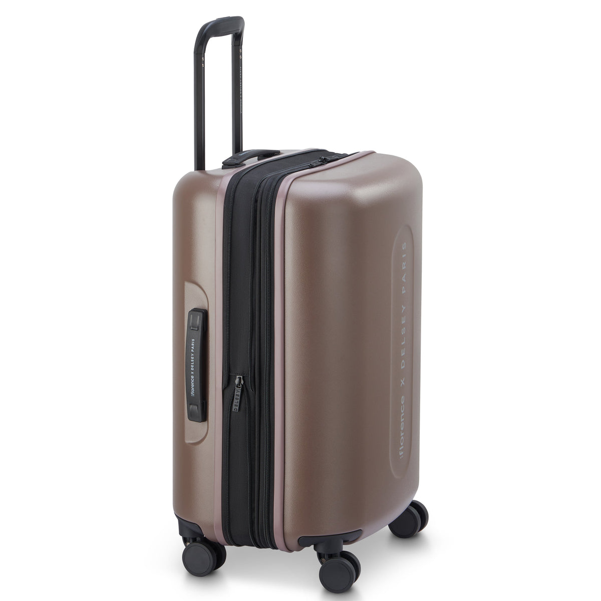 CATCH FLIGHTS 23-Inch Carry-On Suitcase, Chestnut - Delsey Paris