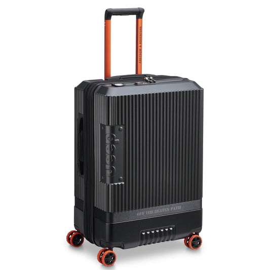 JH001A 27-Inch Expandable Check-In Suitcase, Anthracite - Delsey Paris