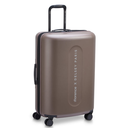 CATCH FLIGHTS 27-Inch Check-In Suitcase, Chestnut - Delsey Paris