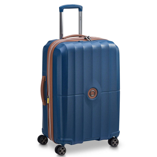 CARROUSEL 27-Inch Expandable Check-In Suitcase, Navy - Delsey Paris