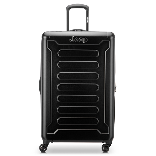 JH004C 32-Inch Expandable Check-In Suitcase, Black - Delsey Paris