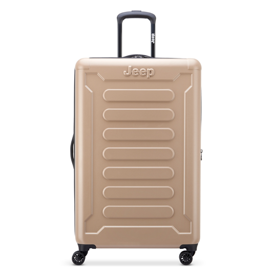 JH004C 32-Inch Expandable Check-In Suitcase, Beige - Delsey Paris