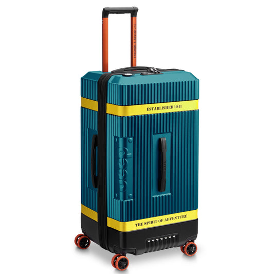 JH001A 32-Inch Expandable Check-In Trunk Suitcase, Pine - Delsey Paris