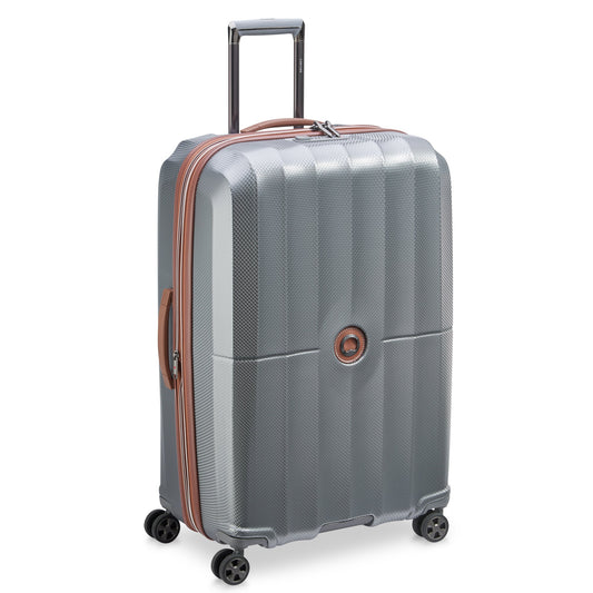 CARROUSEL 30-Inch Expandable Check-In Suitcase, Platinum - Delsey Paris