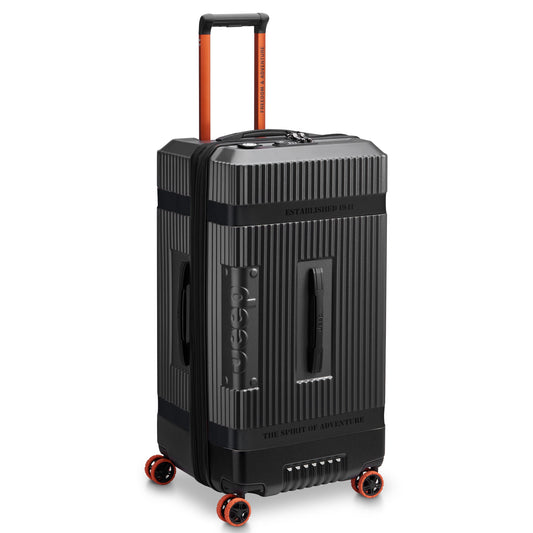 JH001A 32-Inch Expandable Check-In Trunk Suitcase, Anthracite - Delsey Paris