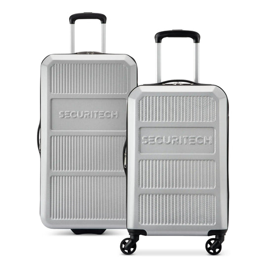 ASPHALT 2-Piece Luggage Set, Silver - Delsey Paris