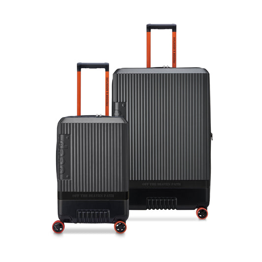 JH001A 2-Piece Luggage Set, Anthracite - Delsey Paris
