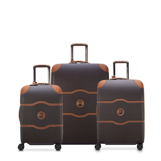 CHATELET AIR 2.0 3-Piece Luggage Set, Brown - Delsey Paris