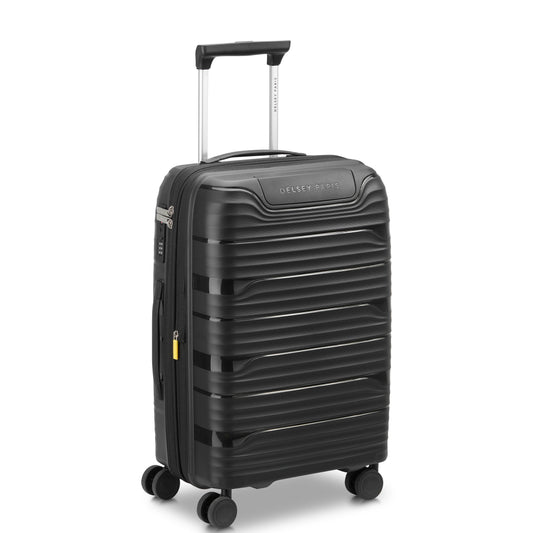DUNE 23-Inch Expandable Carry-On Suitcase, Black - Delsey Paris
